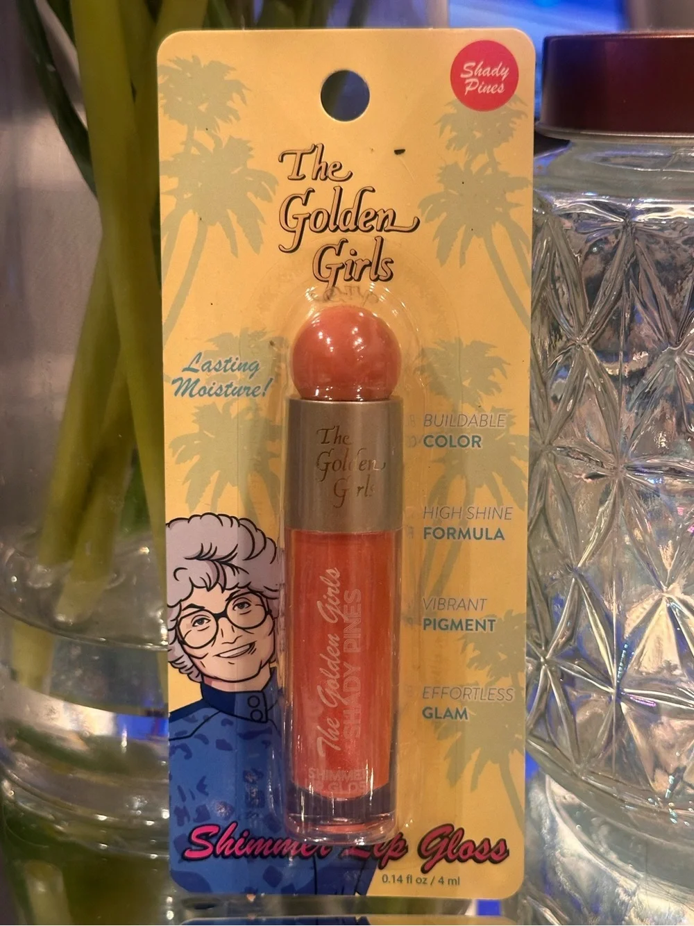 The Golden Girls Shady Pines Sophia Shimmer Lip Gloss NEW Sealed Collectible TV